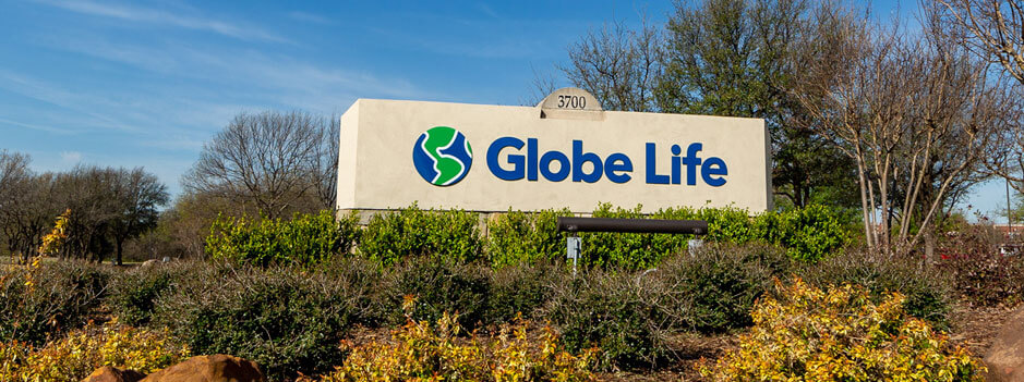 Globe Life Corporate Sign